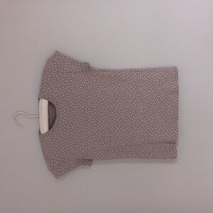 Brandy Melville floral eyelet tee